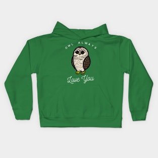 Owl Always Love You - Large Design Kids Hoodie